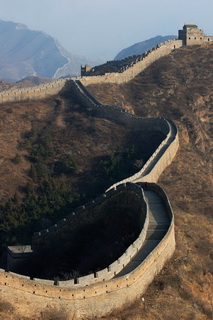 Jinshanling Great Wall in winter