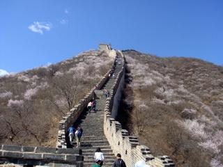 Great Wall of Mutianyu in early spring