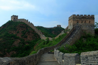 Jinshanling Great wall in summer