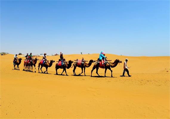 Shapotou Desert tour in Yinchua