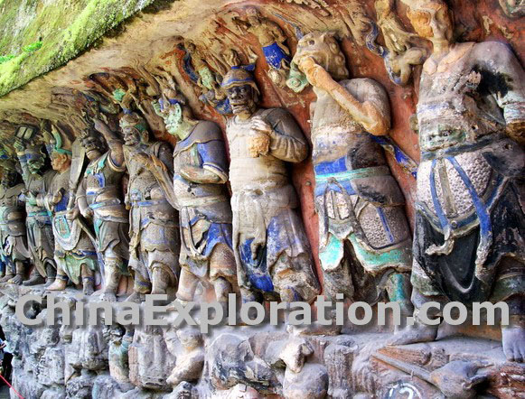 dazu rock carvings