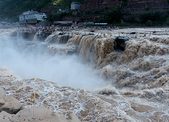 Hhukou Yellow River Waterfall