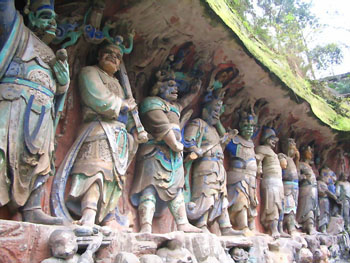 dazu rock carvings