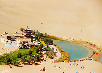 Crescent Lake in Dunhuang