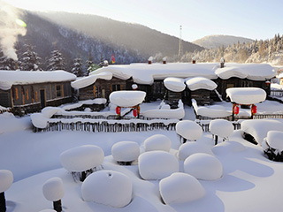 Snow Village in Heilongjiang Province