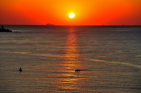 Sunrise Over Qinghai Lake