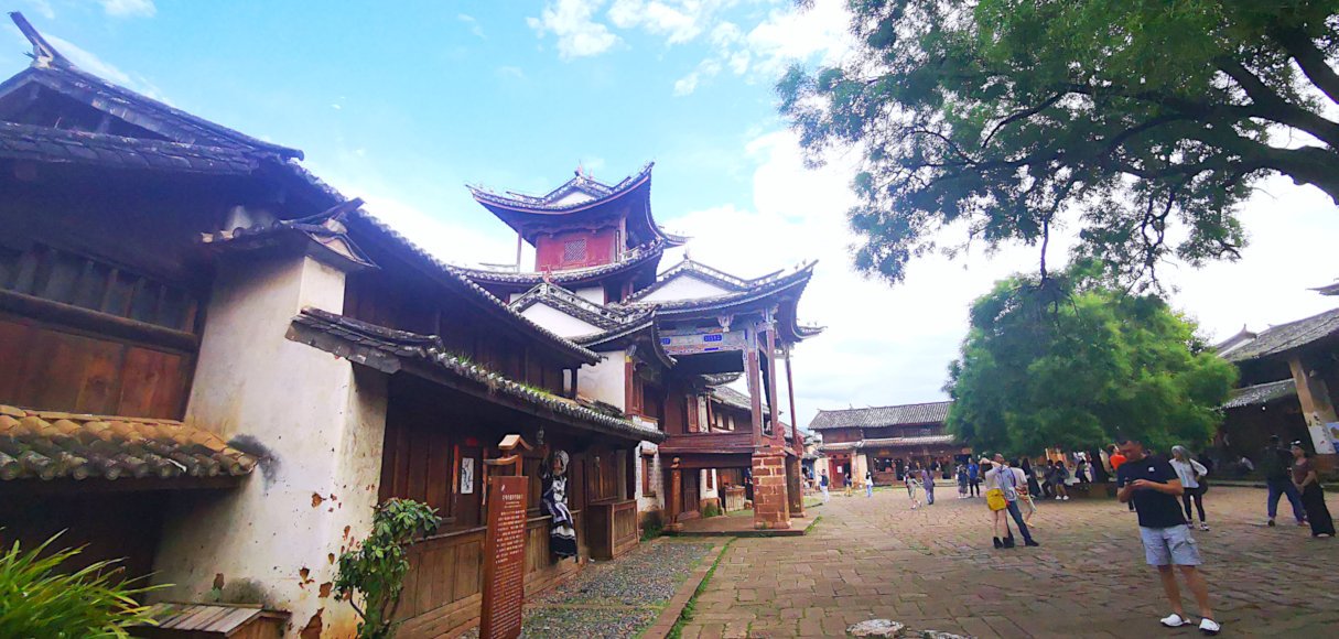 Ancient streets of Shaxi Old Town Yunnan