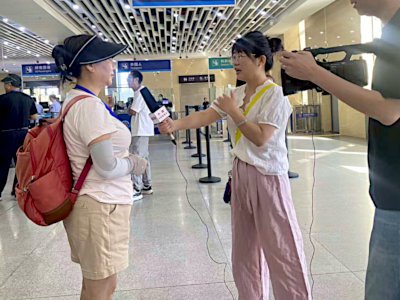 interview by CCTV of China